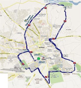 Marrakech International Marathon Map