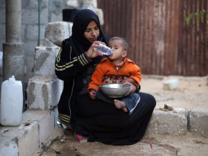 Gaza water tanker