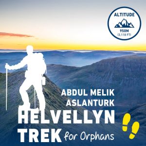 Abdul Melik Aslanturk Helvellyn Trek Crisis Aid Orphans fundraiser