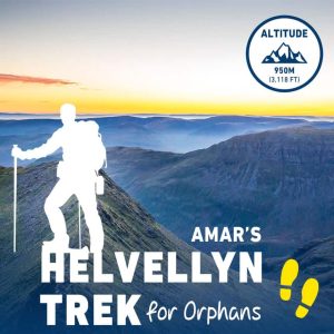 Amars Helvellyn Trek Crisis Aid Orphans Fundraiser