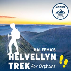 Haleemas Helvellyn Trek Crisis Aid Orphans Fundraiser