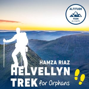 Hamza Riaz Helvellyn Trek Crisis Aid Orphans Fundraiser