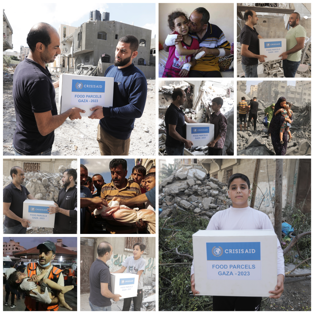 Crisis Aid Collage