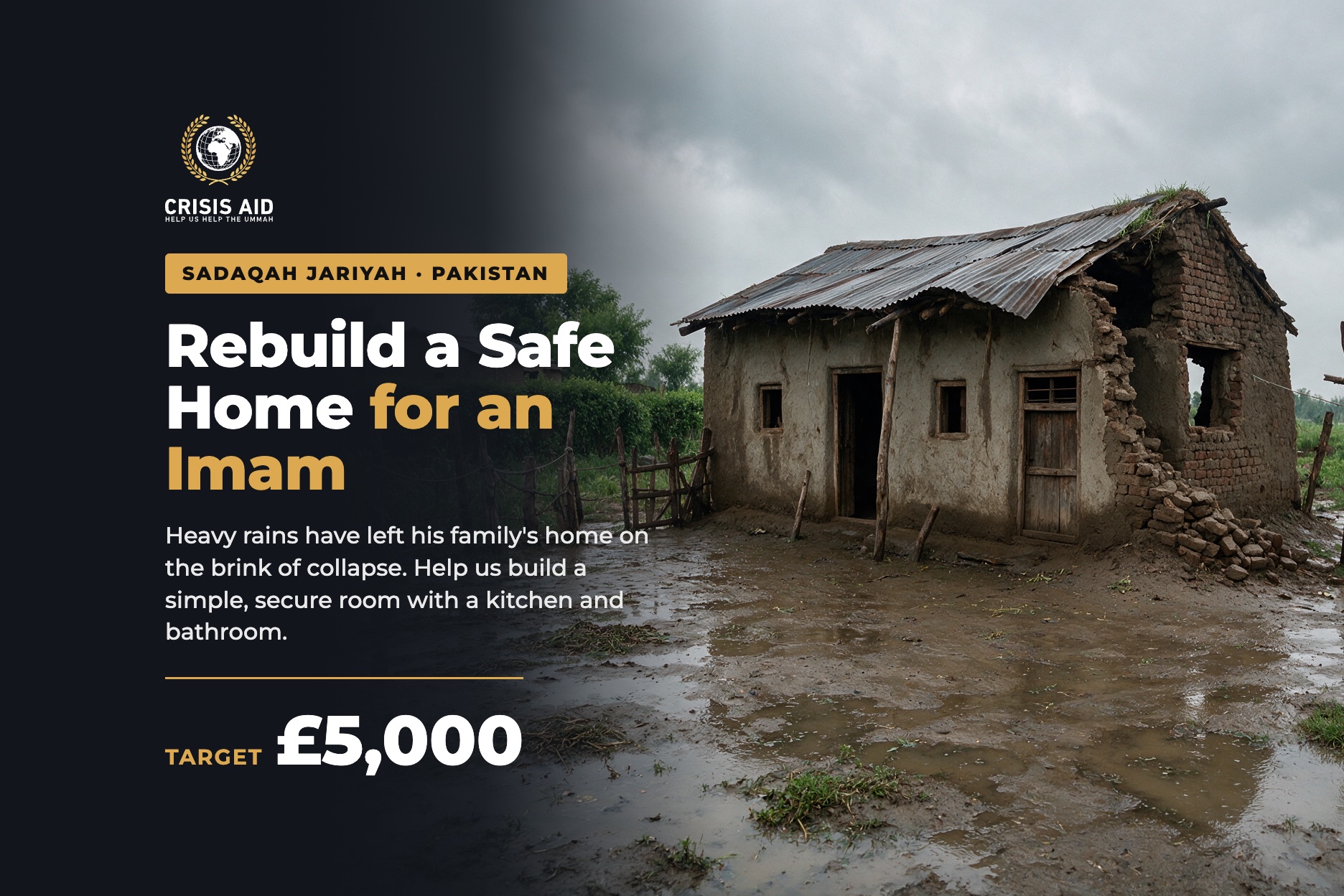 Rebuild a Safe Home for an Imam in Pakistan
