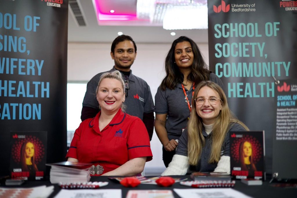 Employers meeting young people at the NxtGen Careers Expo
