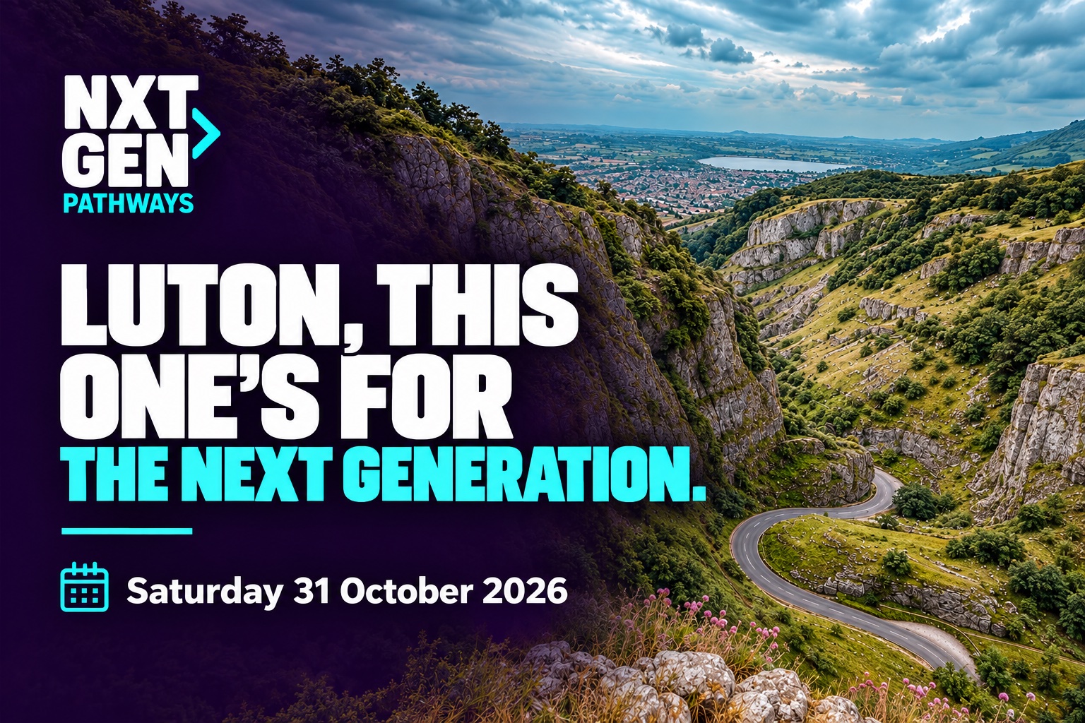 AW supporting Luton NxtGeneration